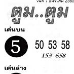 เลขเด็ด 1 12 65